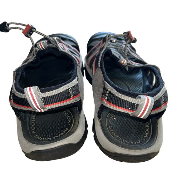 KEEN Men\'s Newport H2 sandals men’s 14 gray black red main image 8